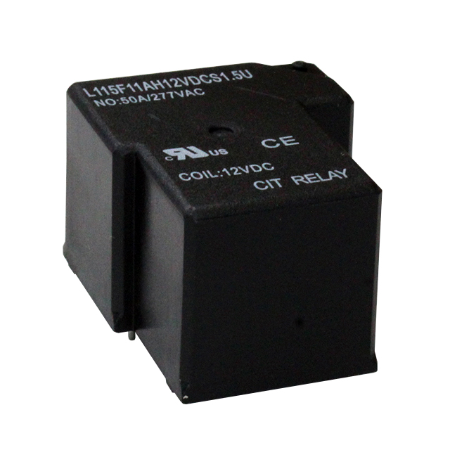 L115F11AH12VDCS1.5U CIT Relay and Switch  Power Relays Over 2 Amps